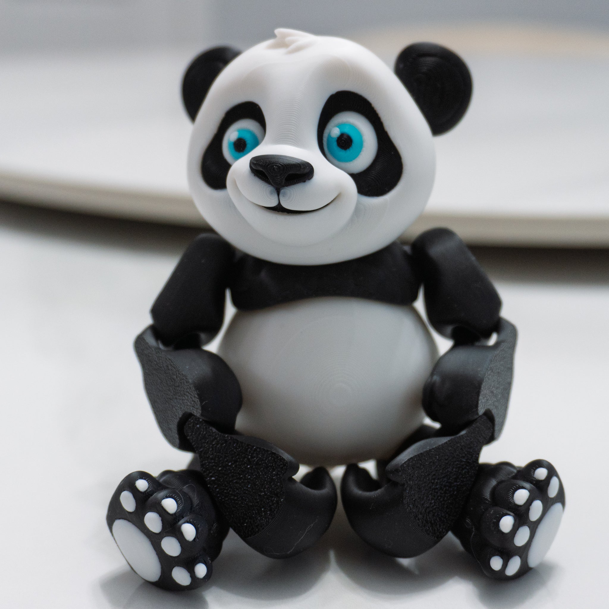 Hangtime Panda (Flexi Panda) | Fully Articulated Poseable Panda Figurine