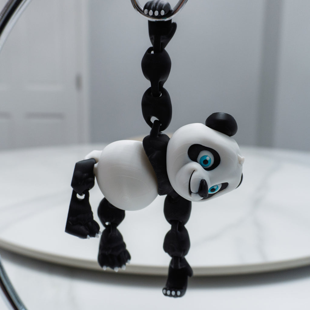 Hangtime Panda (Flexi Panda) | Fully Articulated Poseable Panda Figurine