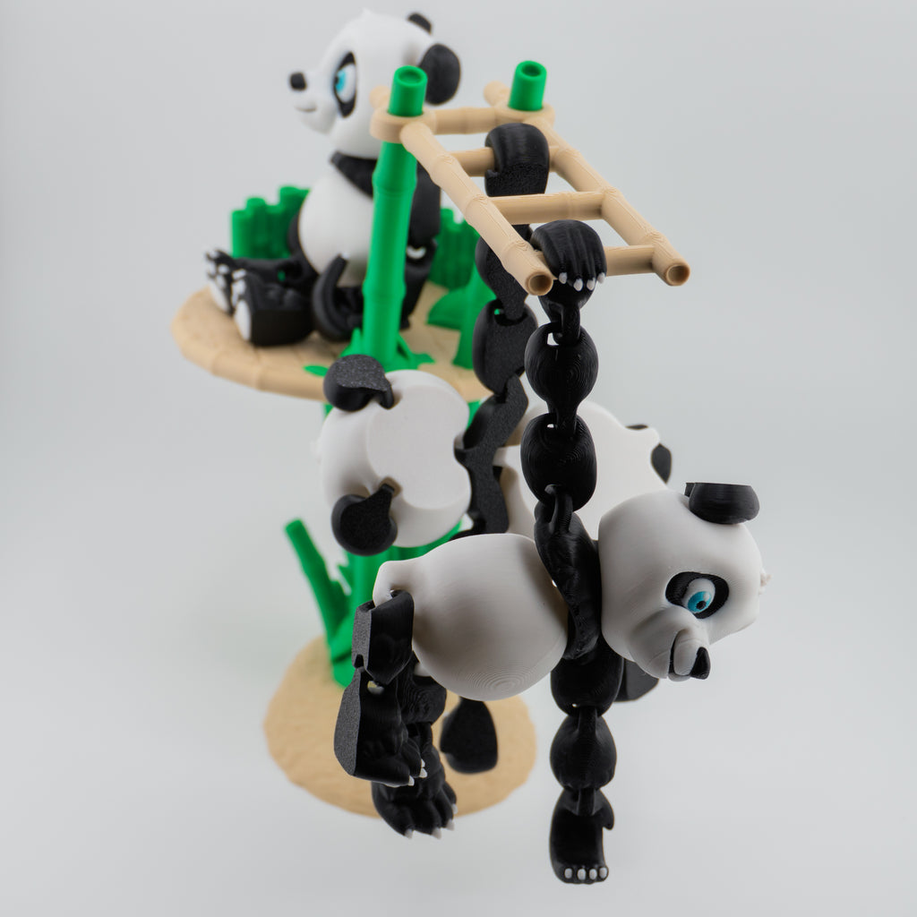 Hangtime Panda (Flexi Panda) | Fully Articulated Poseable Panda Figurine