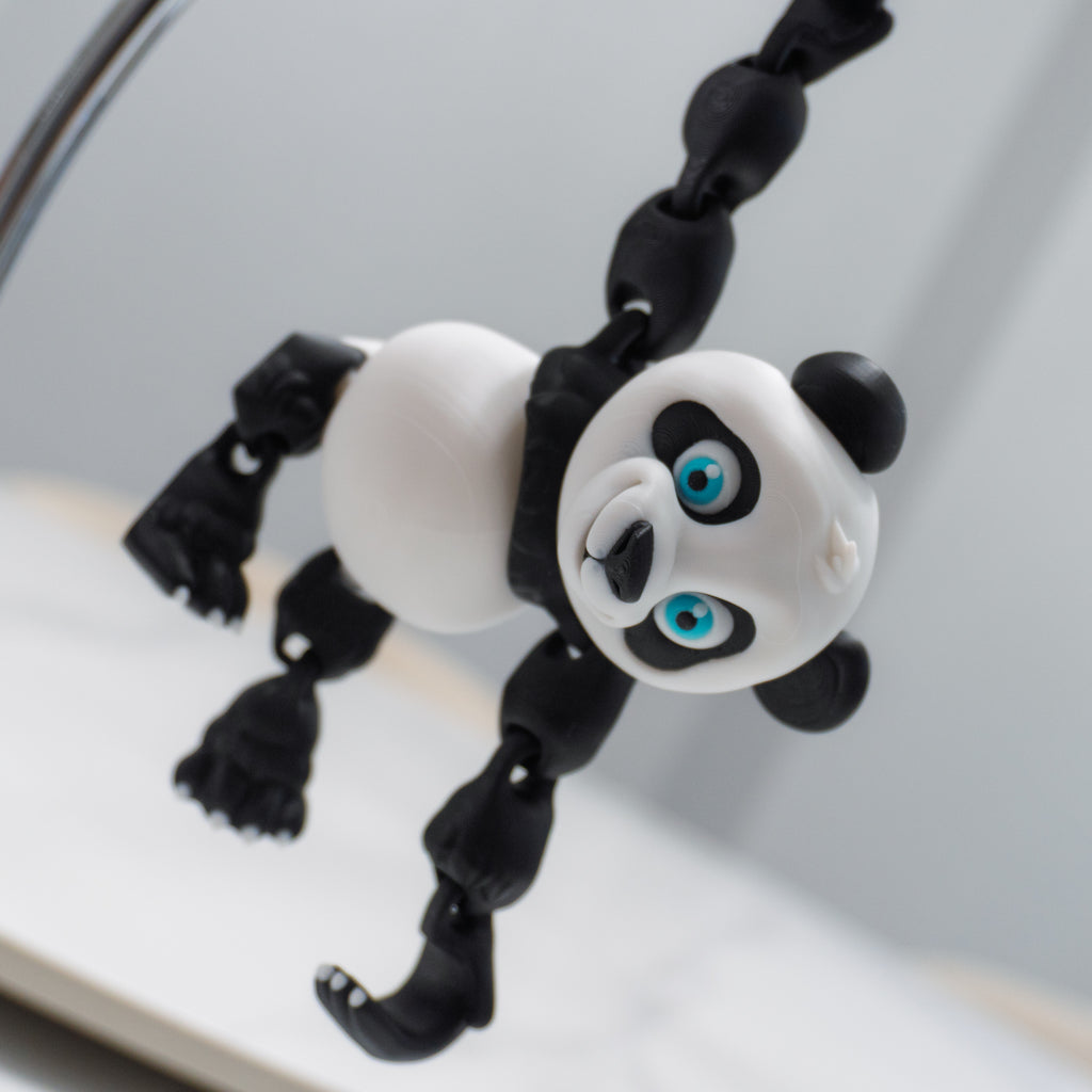Hangtime Panda (Flexi Panda) | Fully Articulated Poseable Panda Figurine