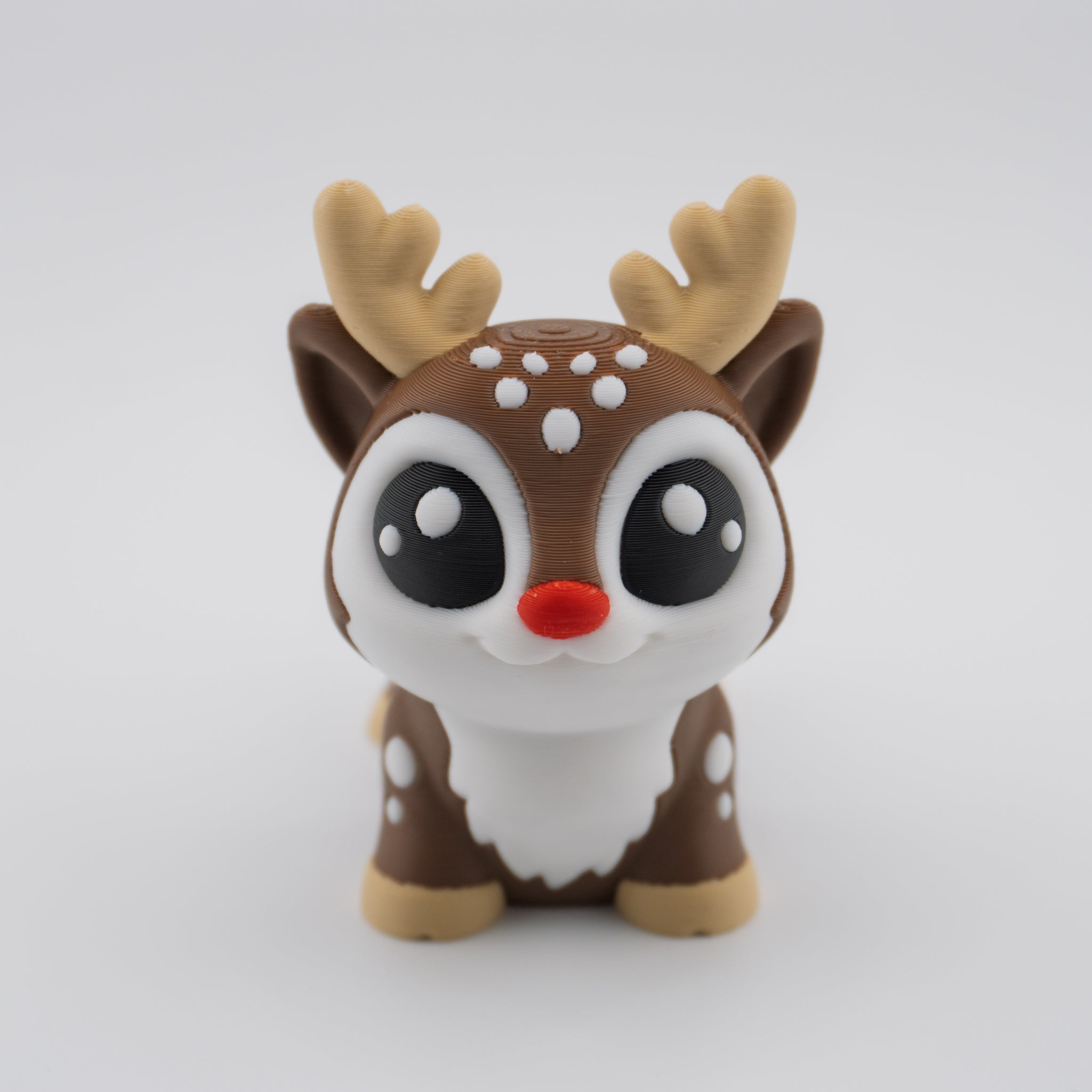 Flexi Reindeer | Articulated Holiday Deer Figurine (Ornament or Regular)