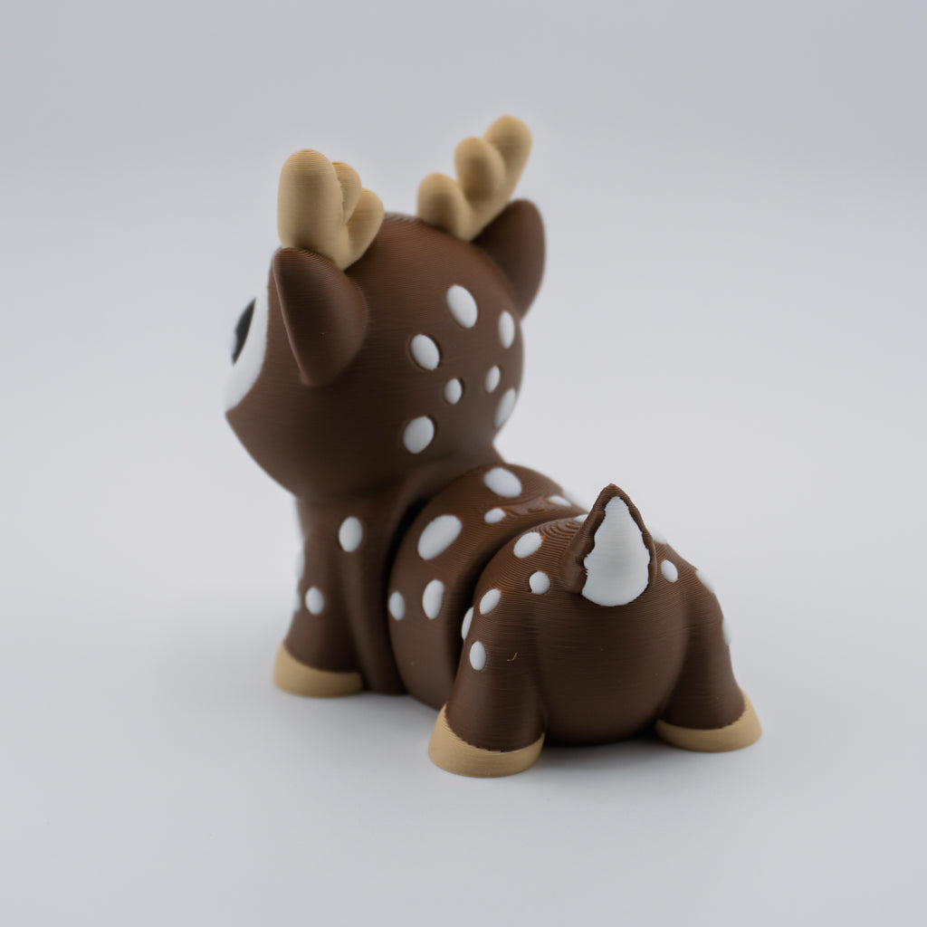 Flexi Reindeer | Articulated Holiday Deer Figurine (Ornament or Regular)