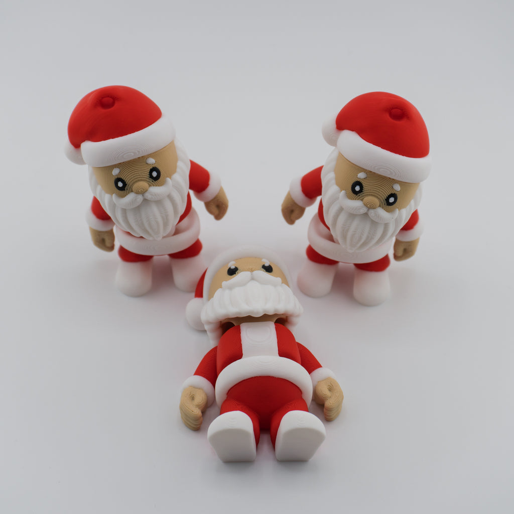 Flexi Santa Ornament | Articulated Christmas Figurine