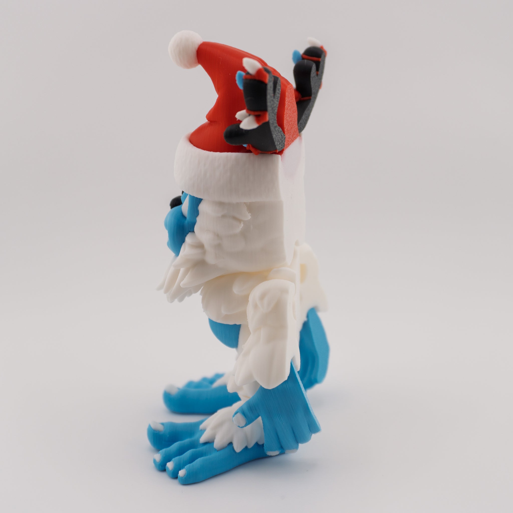 Flexi Holiday Yeti | Articulated Christmas Figurine | 3 Sizes Available
