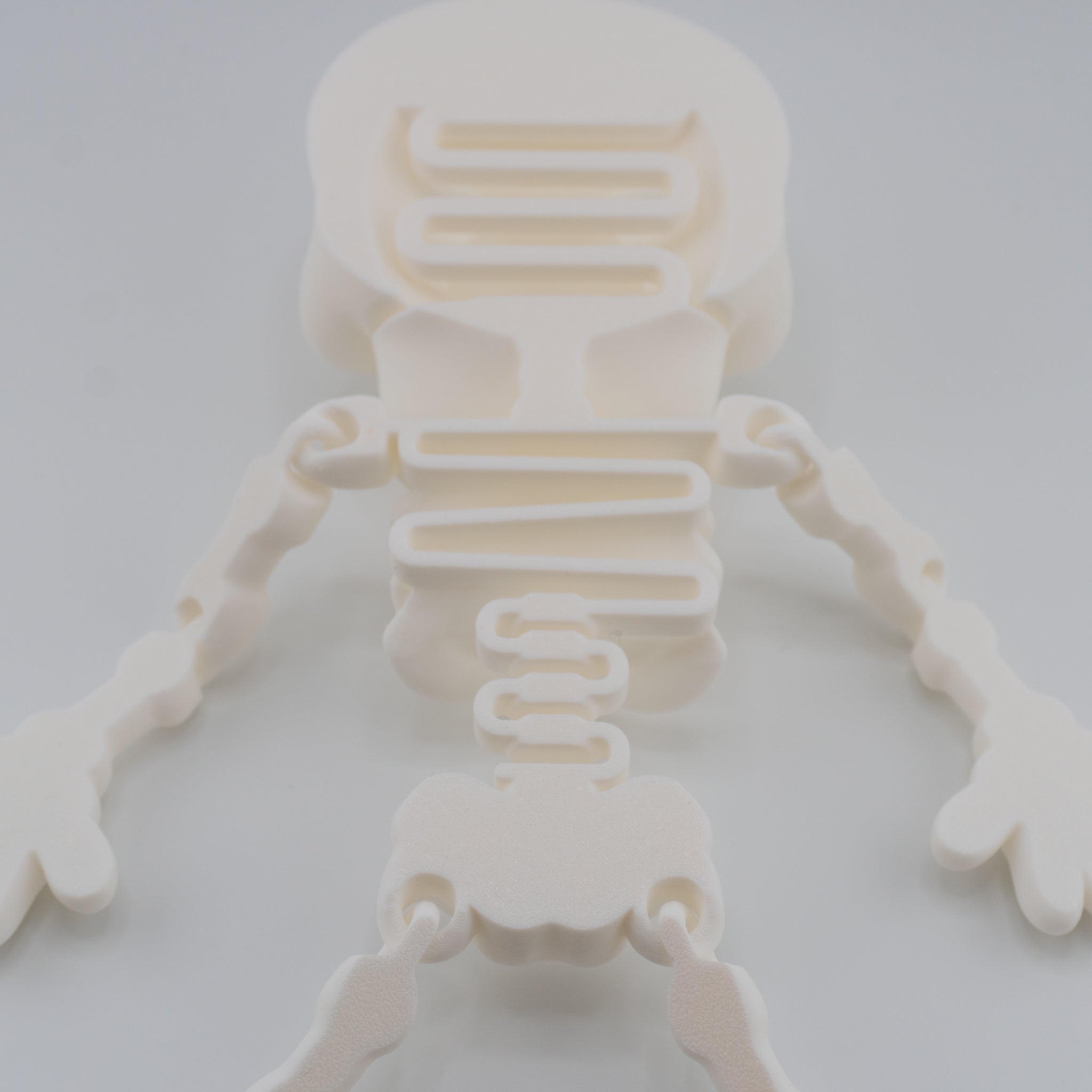 Flexi Skeleton – Bouncy Articulated Figure | 3D Printed Toy