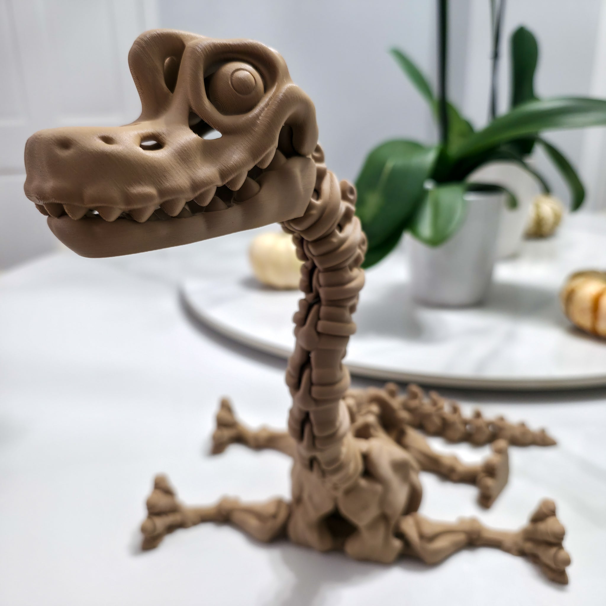 Flexi Skeleton Brachiosaurus | 3D Printed Fossil Collectible