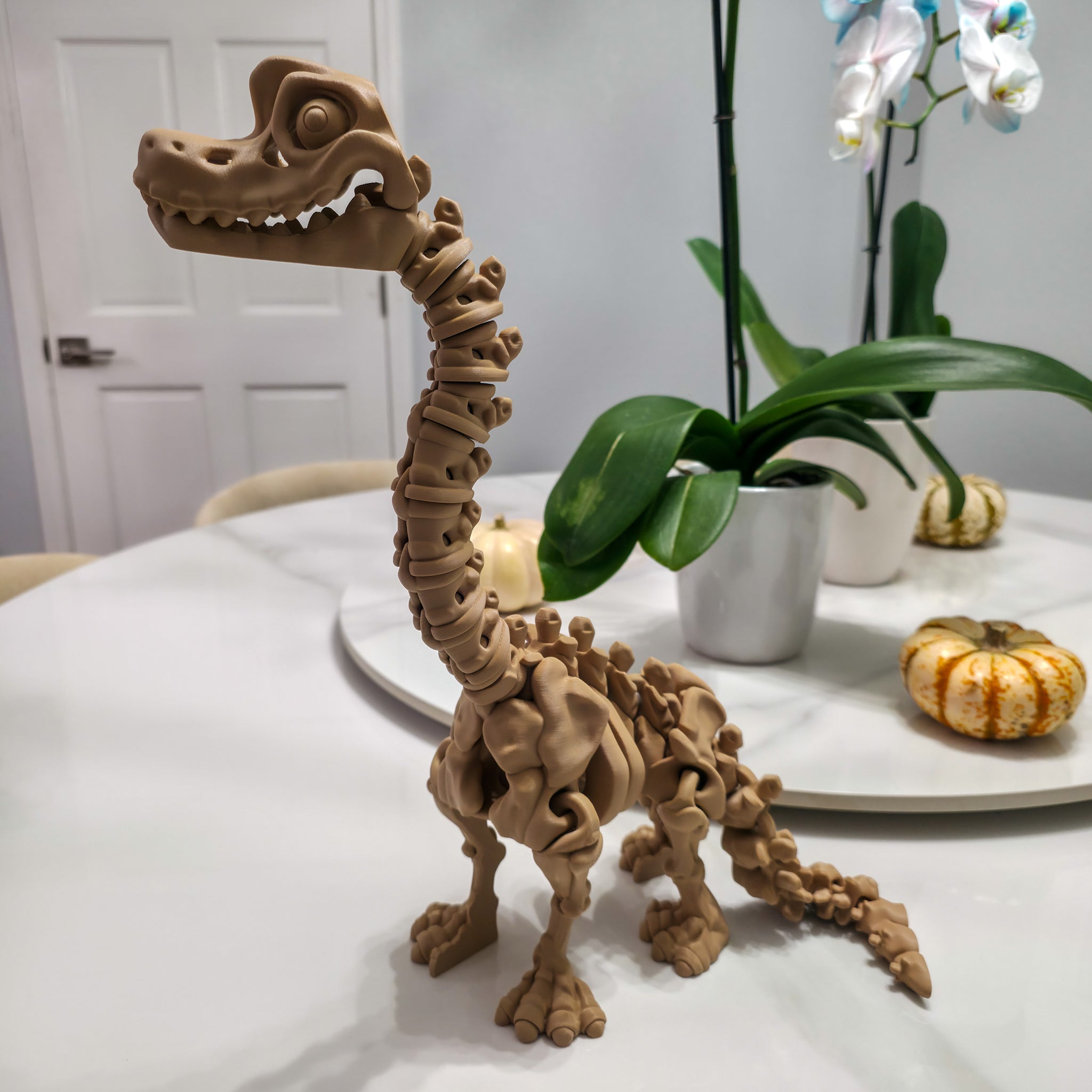 Flexi Skeleton Brachiosaurus | 3D Printed Fossil Collectible
