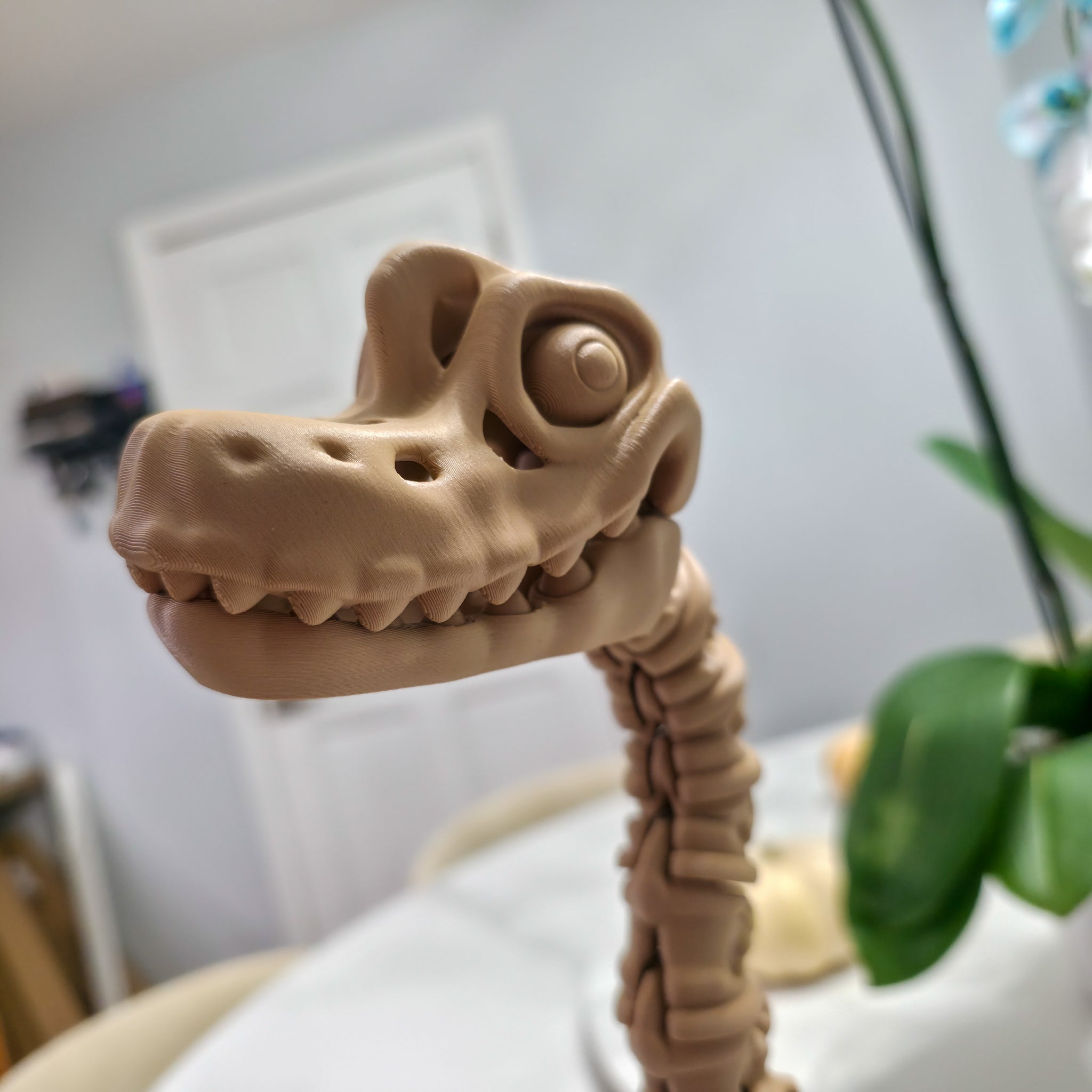 Flexi Skeleton Brachiosaurus | 3D Printed Fossil Collectible