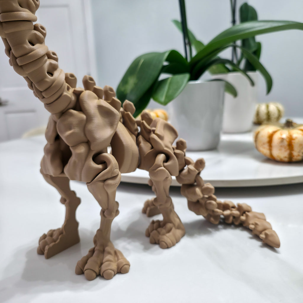 Flexi Skeleton Brachiosaurus | 3D Printed Fossil Collectible
