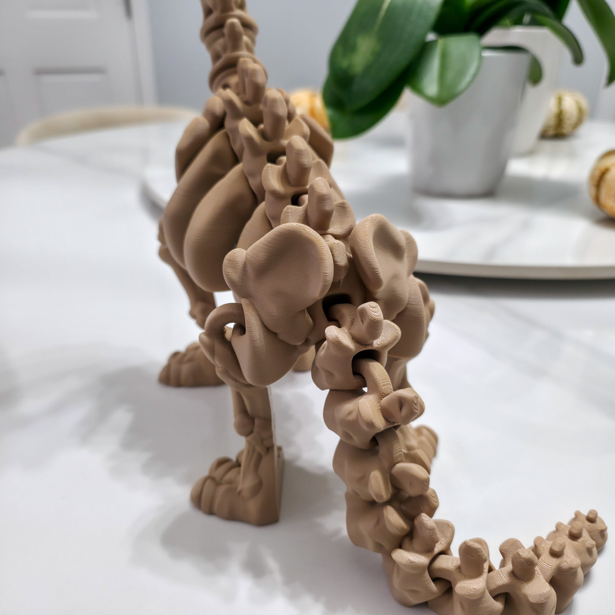 Flexi Skeleton Brachiosaurus | 3D Printed Fossil Collectible