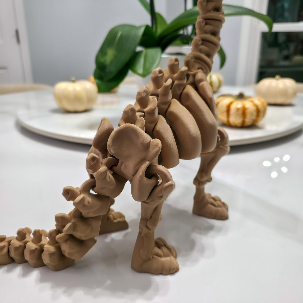 Flexi Skeleton Brachiosaurus | 3D Printed Fossil Collectible