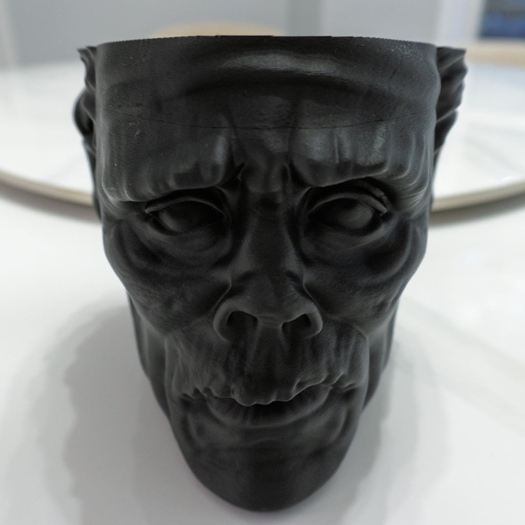 Frankenstein’s Monster Candy Bowl – 3D Printed Halloween Decor, Horror Movie Treat Holder, Gothic Desk Organizer