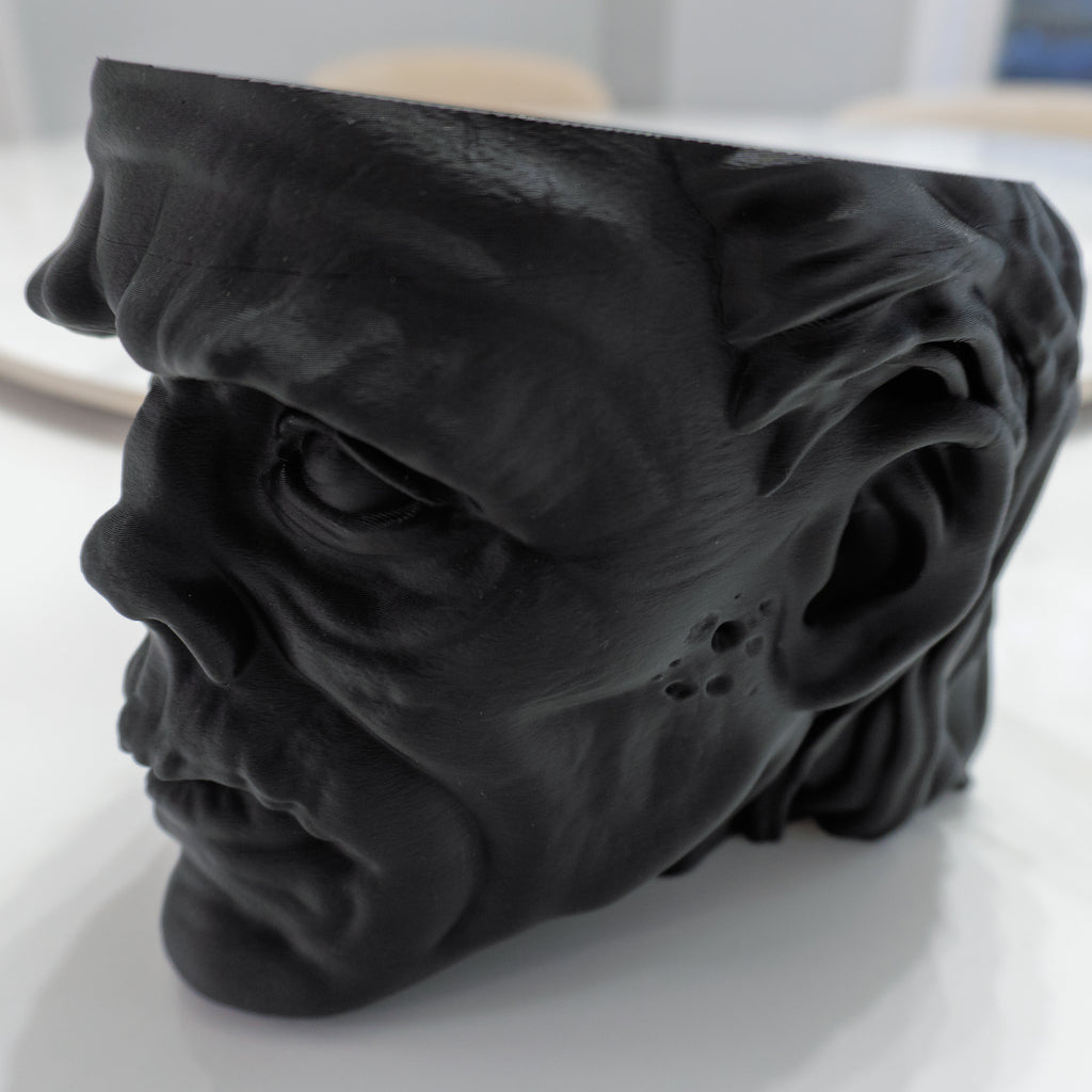 Frankenstein’s Monster Candy Bowl – 3D Printed Halloween Decor, Horror Movie Treat Holder, Gothic Desk Organizer