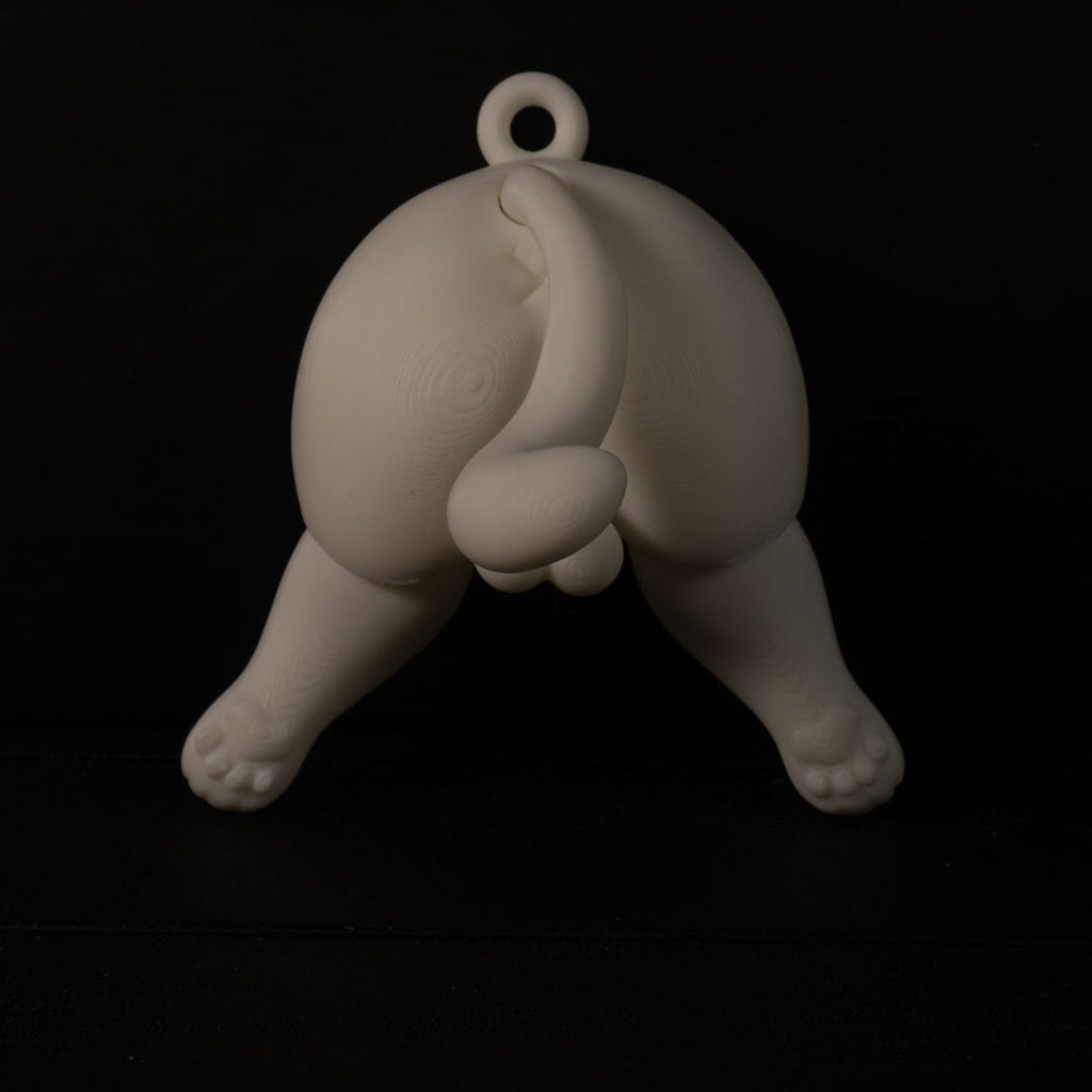Funny Cat Ornament | 3D Printed Comedy Decor