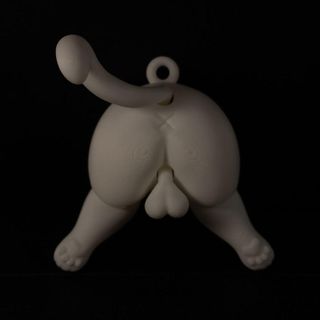 Funny Cat Ornament | 3D Printed Comedy Decor