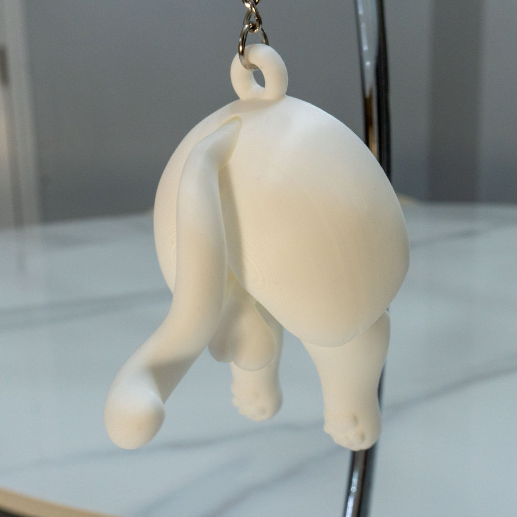 Funny Cat Ornament | 3D Printed Comedy Decor