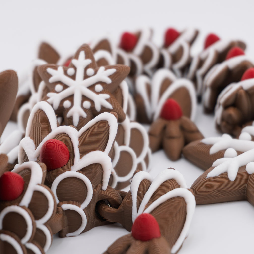 Gingerbread Dragon – Articulated Holiday Cookie Dragon | About 12.5" Long