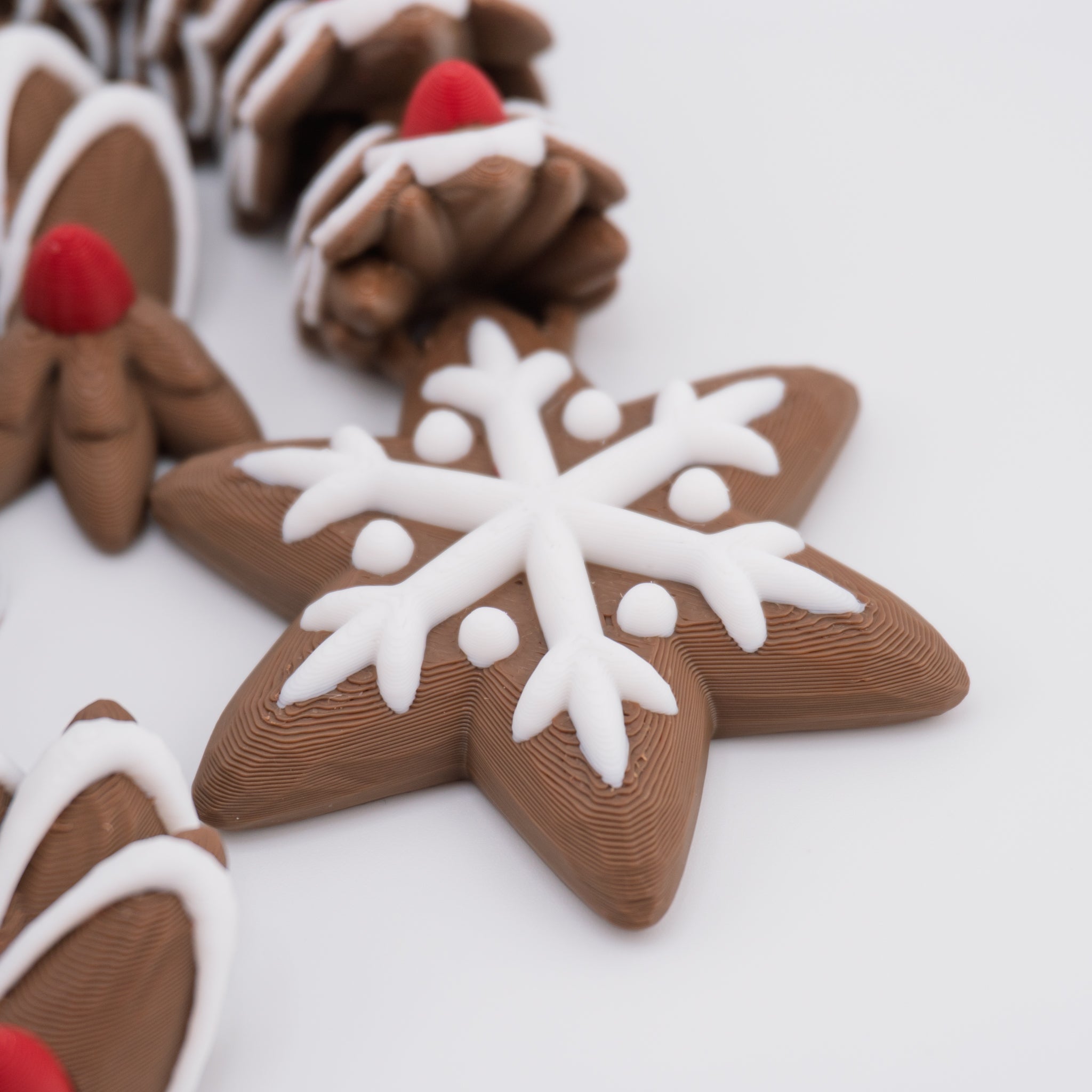 Gingerbread Dragon – Articulated Holiday Cookie Dragon | About 12.5" Long