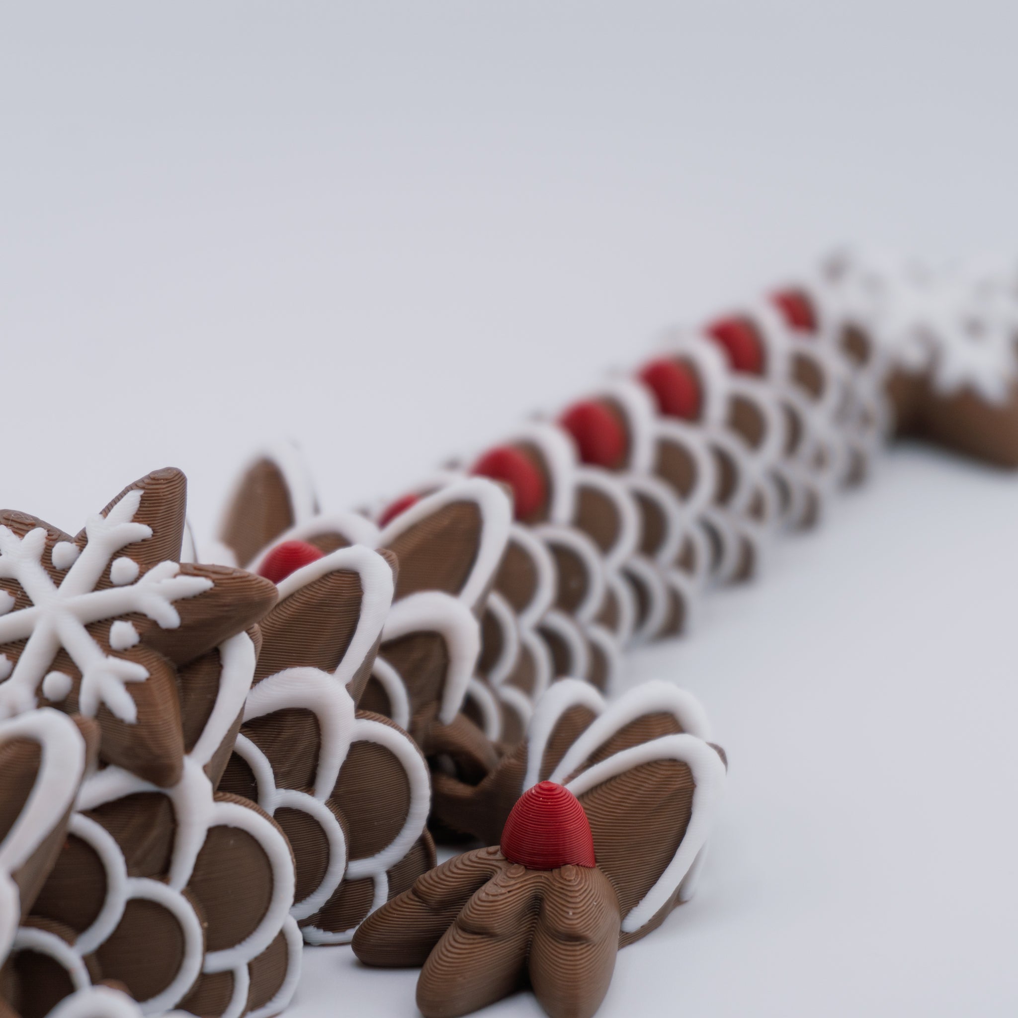 Gingerbread Dragon – Articulated Holiday Cookie Dragon | About 12.5" Long