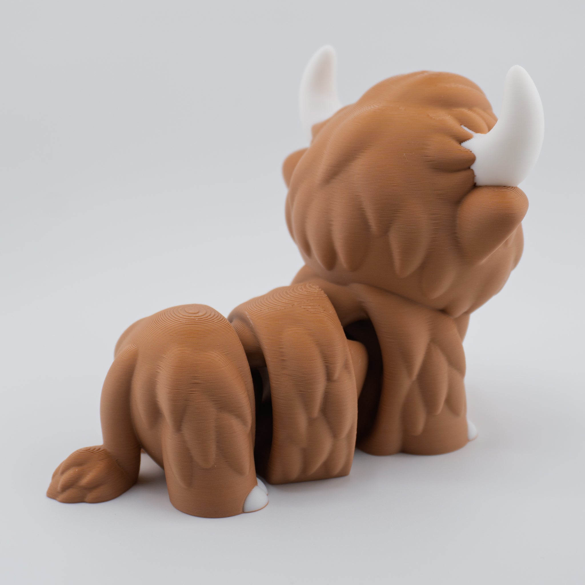 Highland Cow Figurine | Cute Chunky Desk Companion