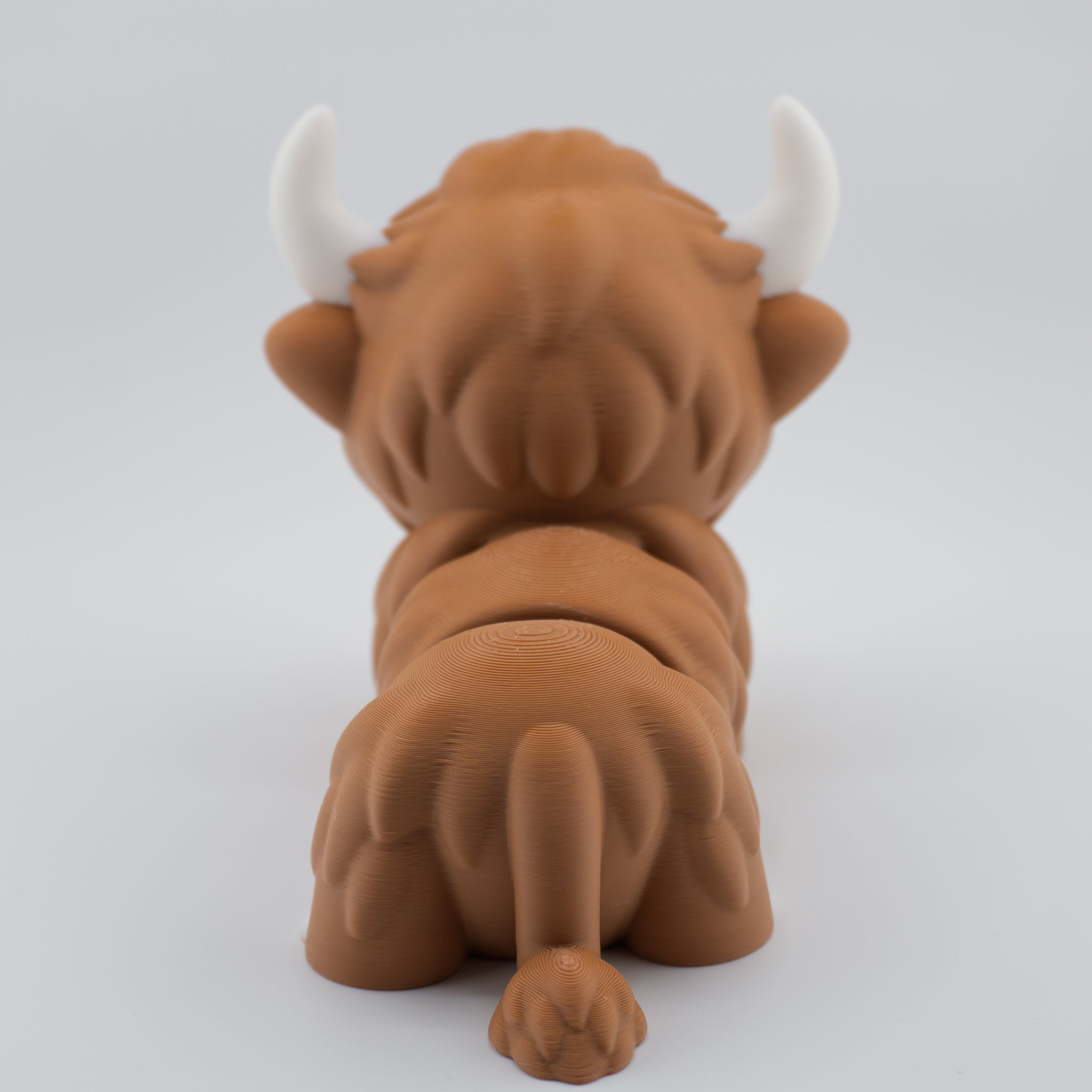 Highland Cow Figurine | Cute Chunky Desk Companion