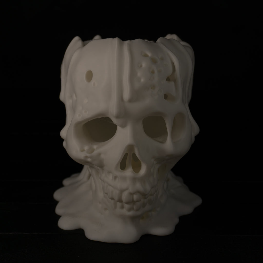 Melting Skull Decor | 3D Printed Halloween Horror Display