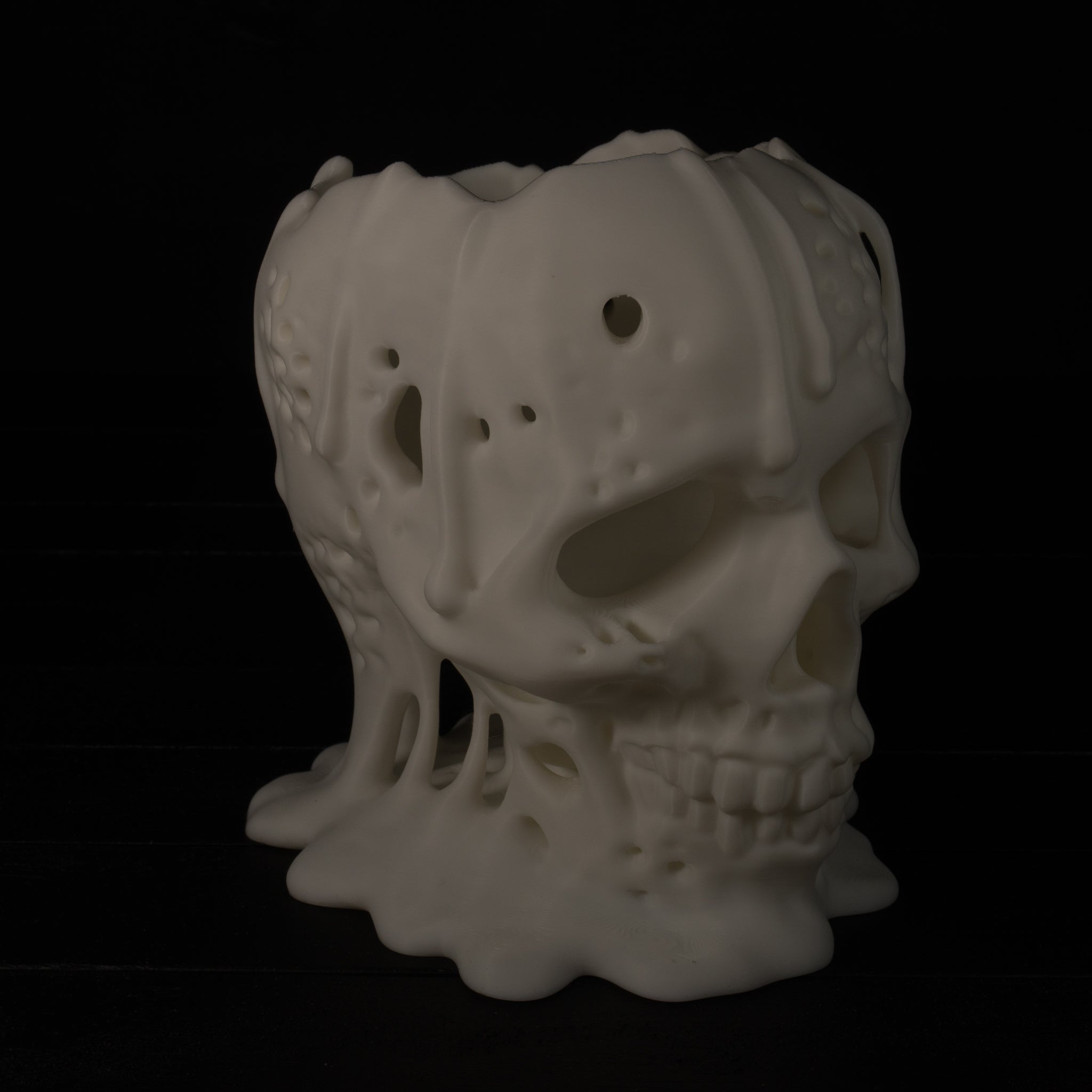 Melting Skull Decor | 3D Printed Halloween Horror Display