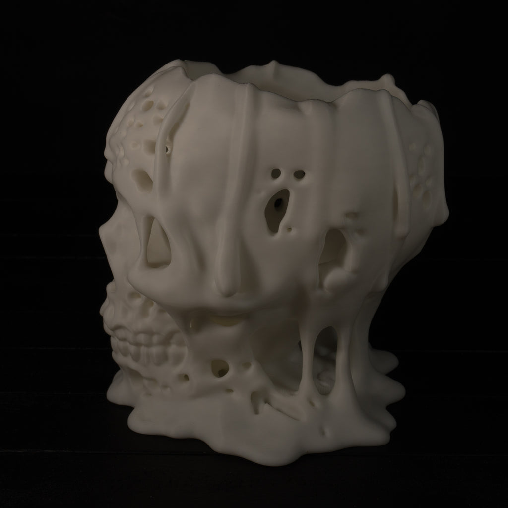 Melting Skull Decor | 3D Printed Halloween Horror Display