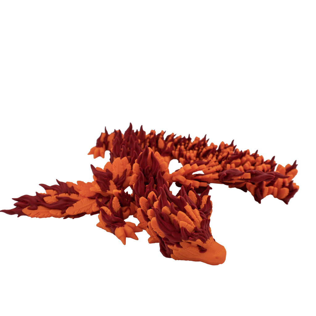 Phoenix Dragon – Vibrant 19 Inch Articulated Figure with Folding Wings