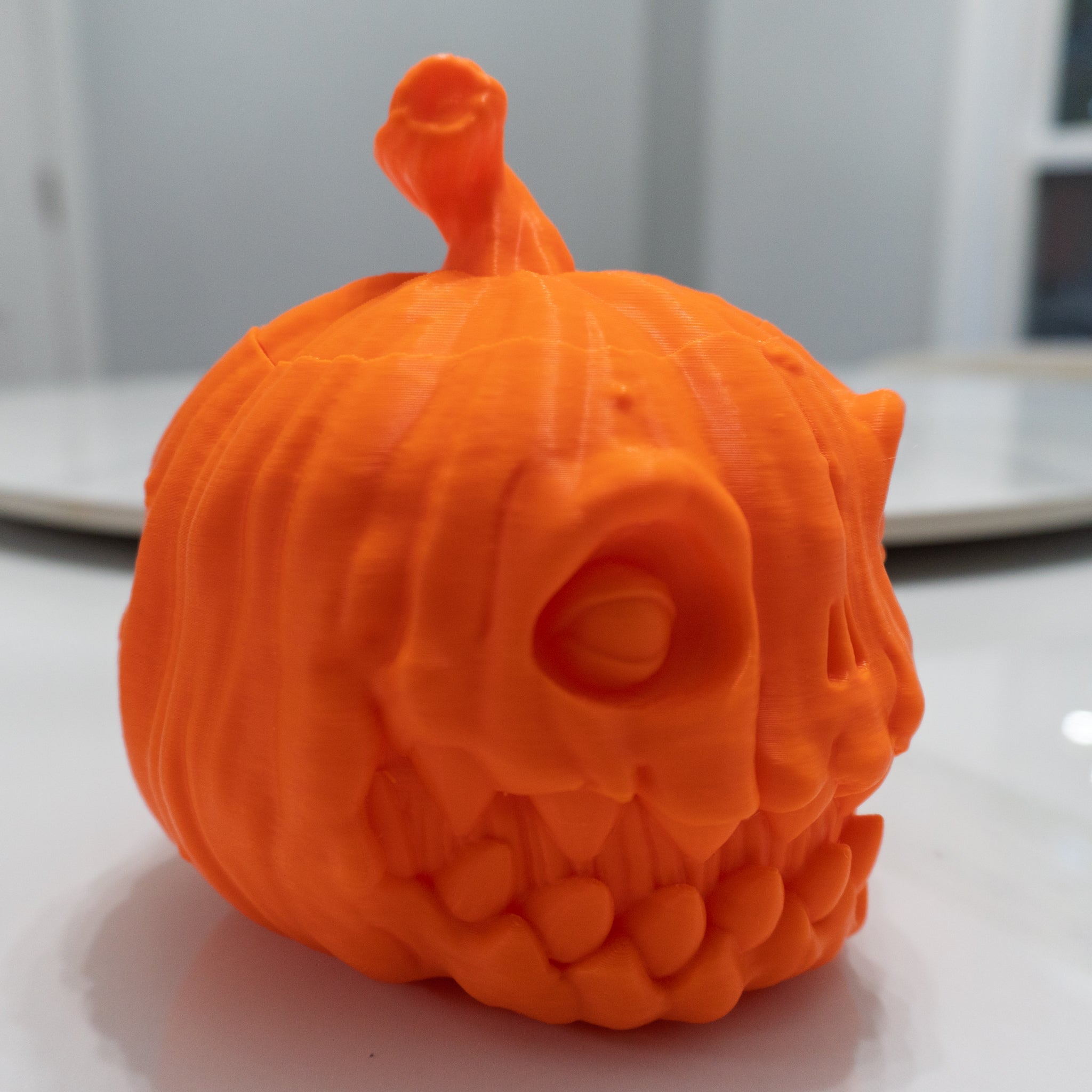 Grin 'n Gourd | Pumpkin Candy Bowl with Removable Lid