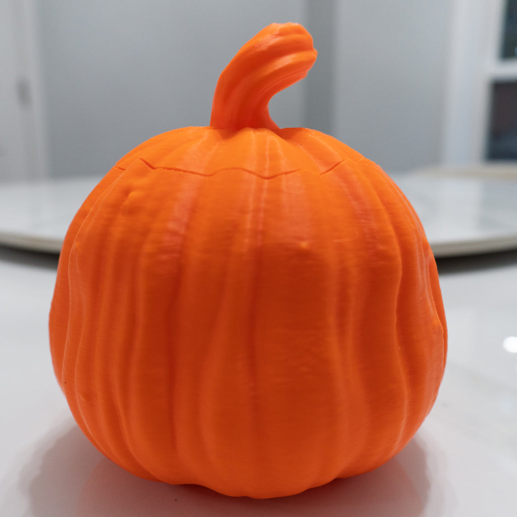 Grin 'n Gourd | Pumpkin Candy Bowl with Removable Lid