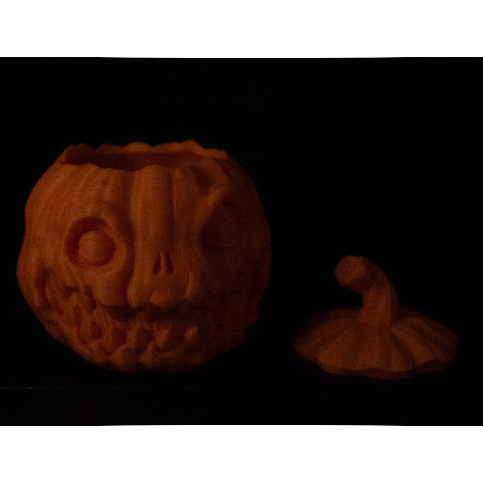 Grin 'n Gourd | Pumpkin Candy Bowl with Removable Lid