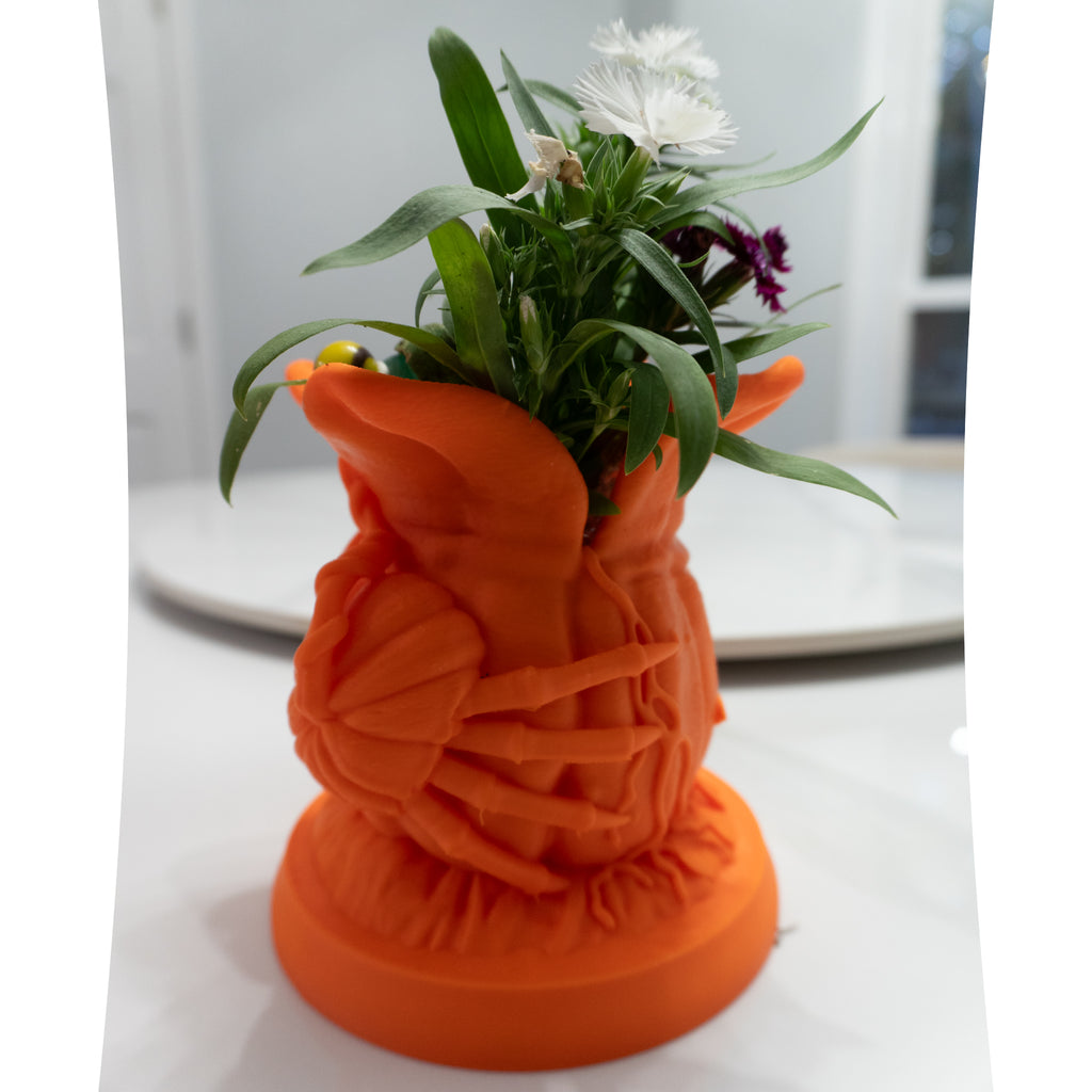 Pumpkin Bloom Vase | Halloween Planter or Candle Holder