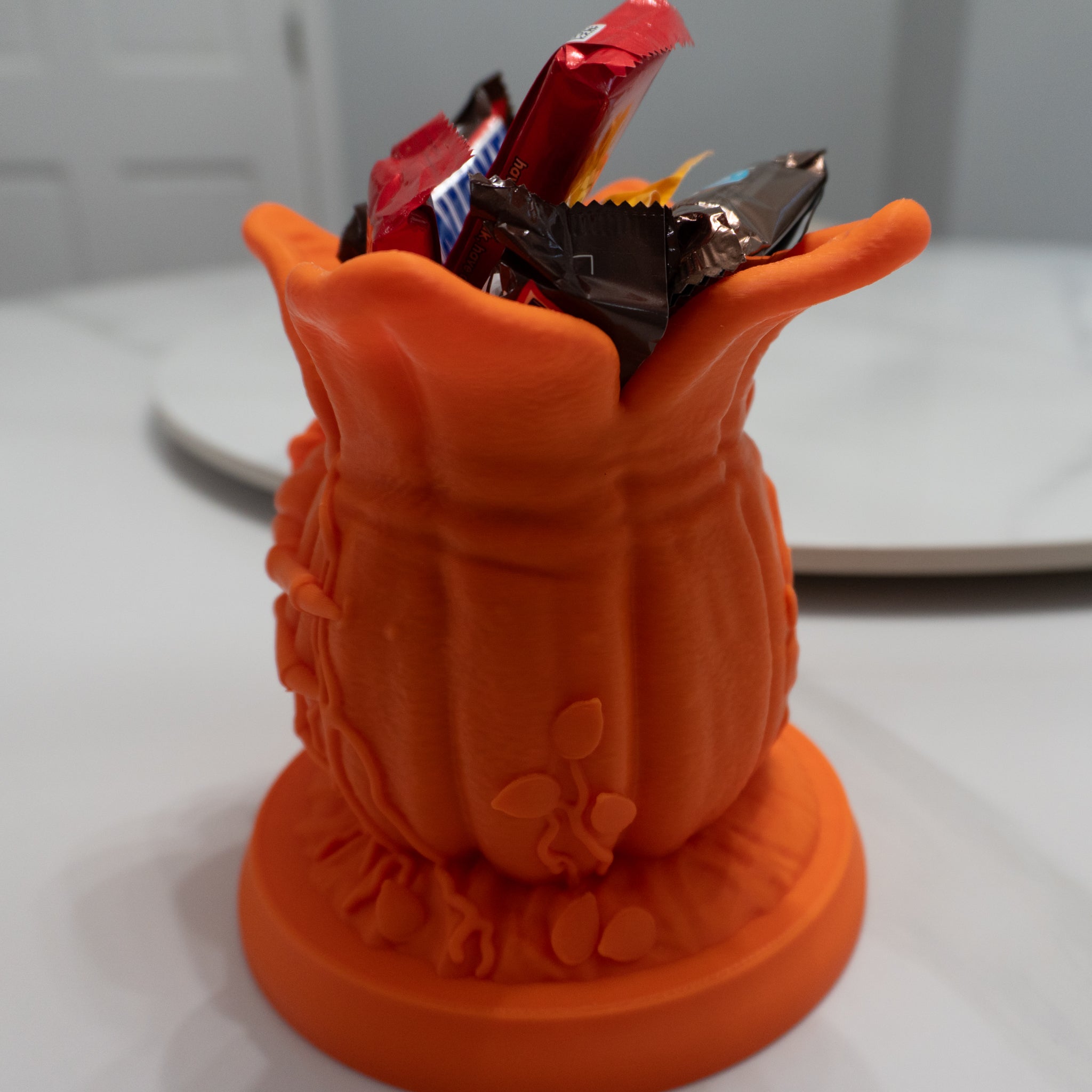 Pumpkin Bloom Vase | Halloween Planter or Candle Holder