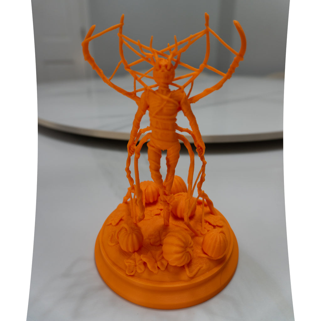 Pumpkin Warden | Halloween Figurine with Vine Wings