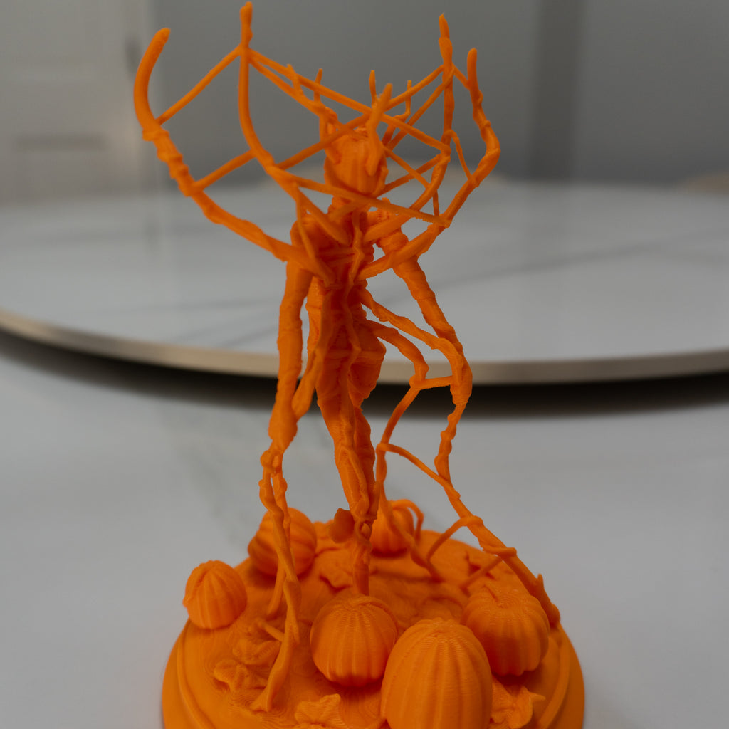 Pumpkin Warden | Halloween Figurine with Vine Wings