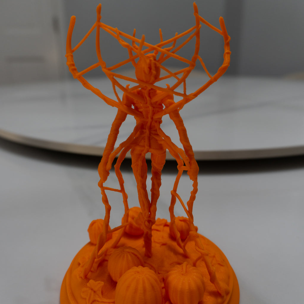 Pumpkin Warden | Halloween Figurine with Vine Wings