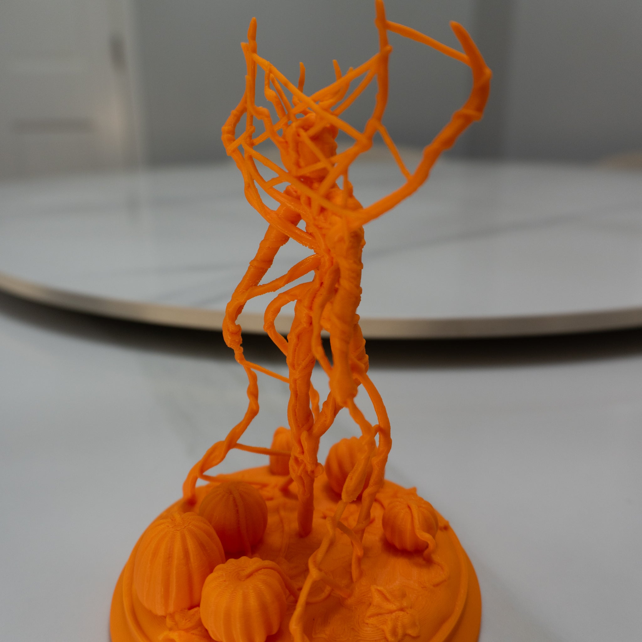 Pumpkin Warden | Halloween Figurine with Vine Wings