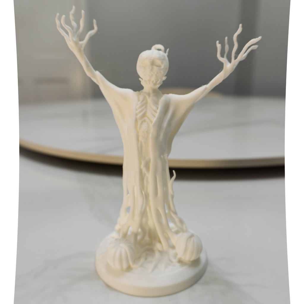 Pumpkin Preacher | Halloween Statue with Outstretched Arms