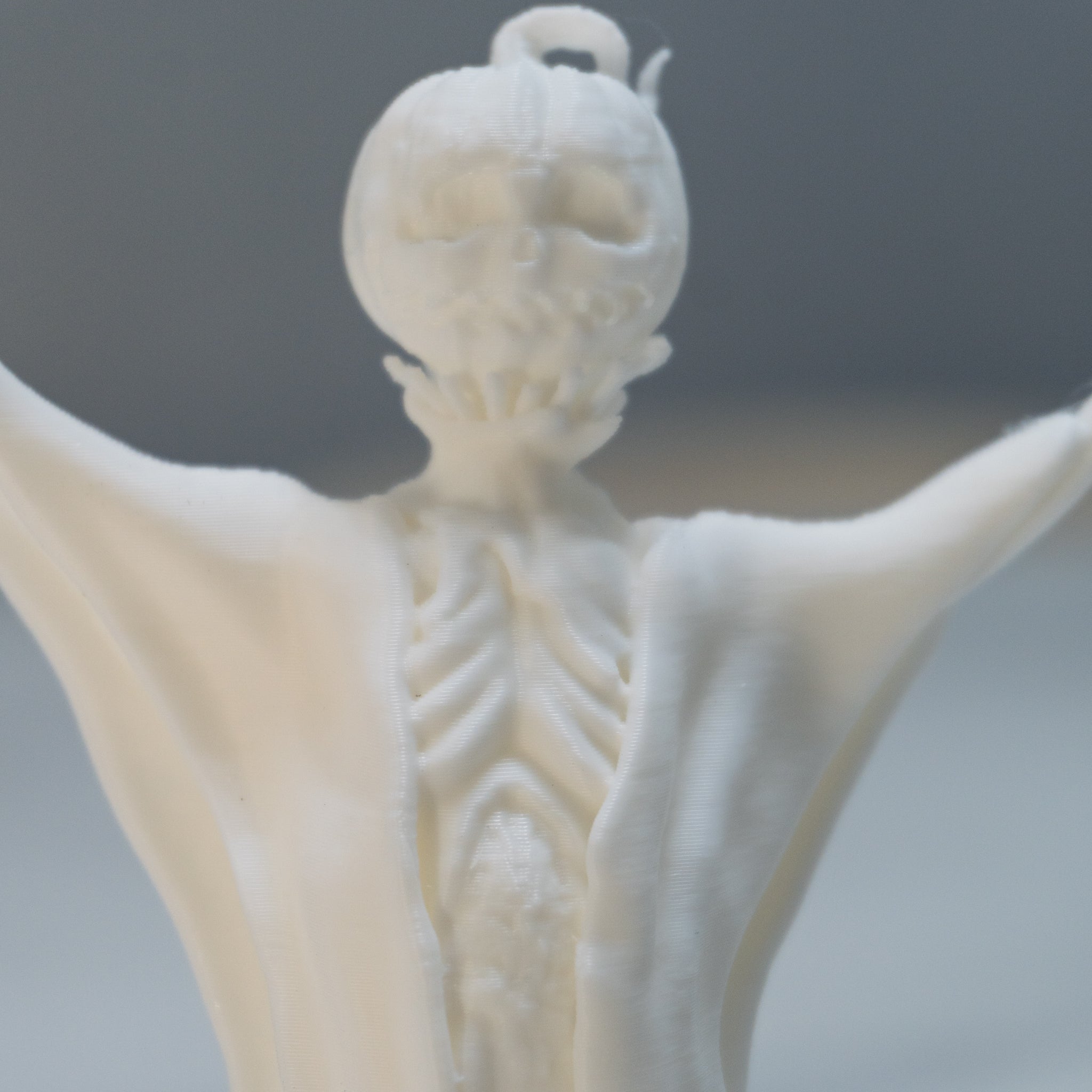 Pumpkin Preacher | Halloween Statue with Outstretched Arms