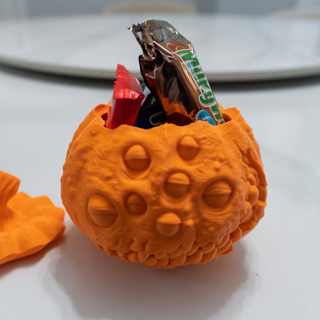 The Watcher Gourd | Multi-Eyed Pumpkin Figurine