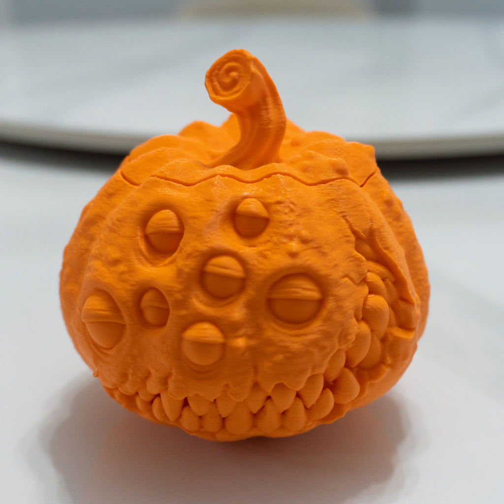 The Watcher Gourd | Multi-Eyed Pumpkin Figurine