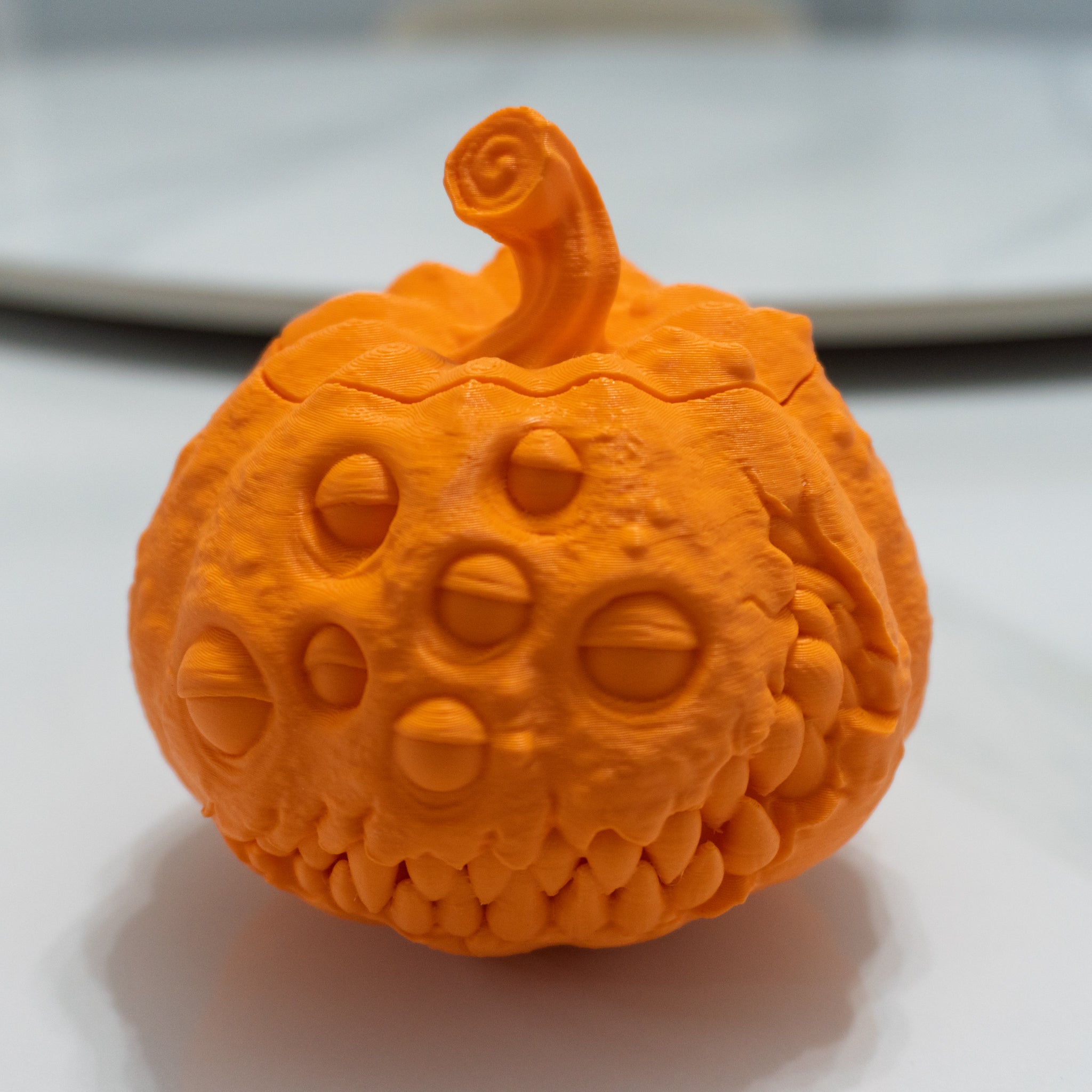 The Watcher Gourd | Multi-Eyed Pumpkin Figurine