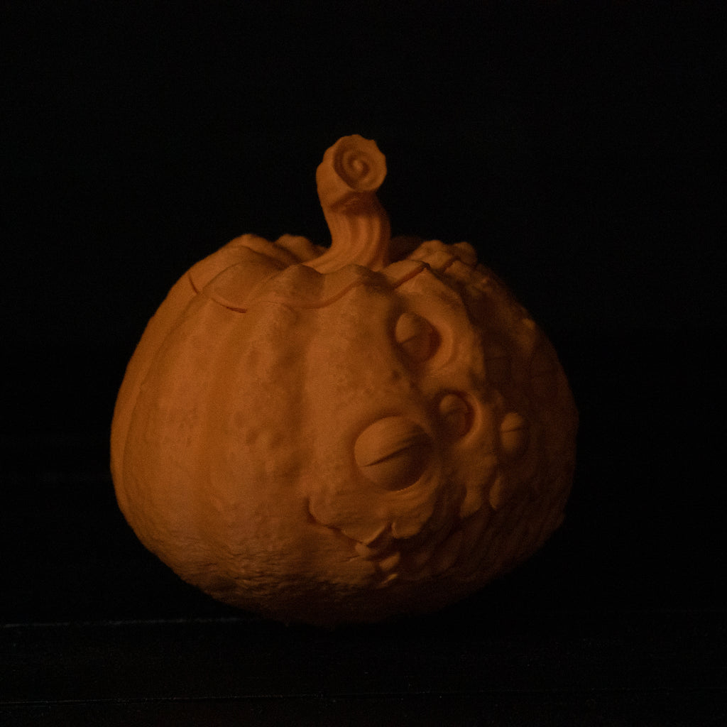 The Watcher Gourd | Multi-Eyed Pumpkin Figurine