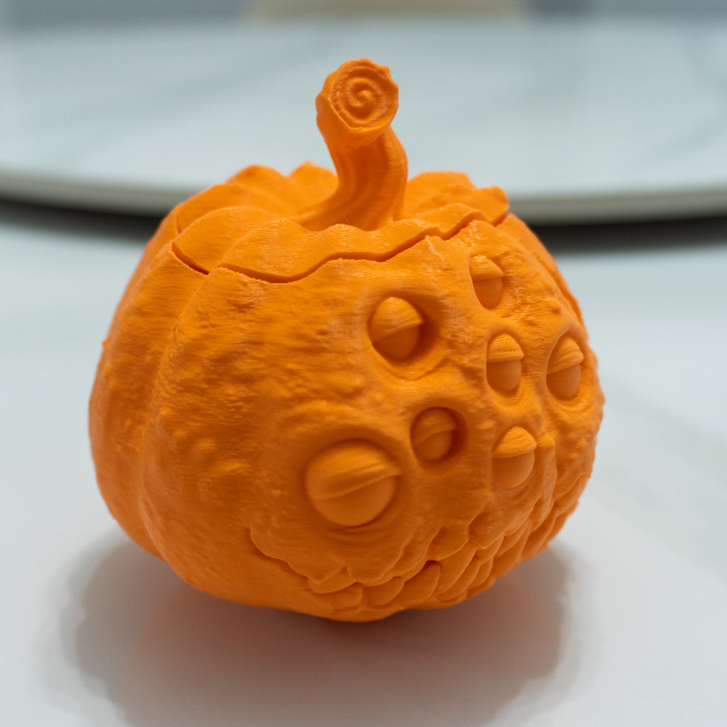 The Watcher Gourd | Multi-Eyed Pumpkin Figurine