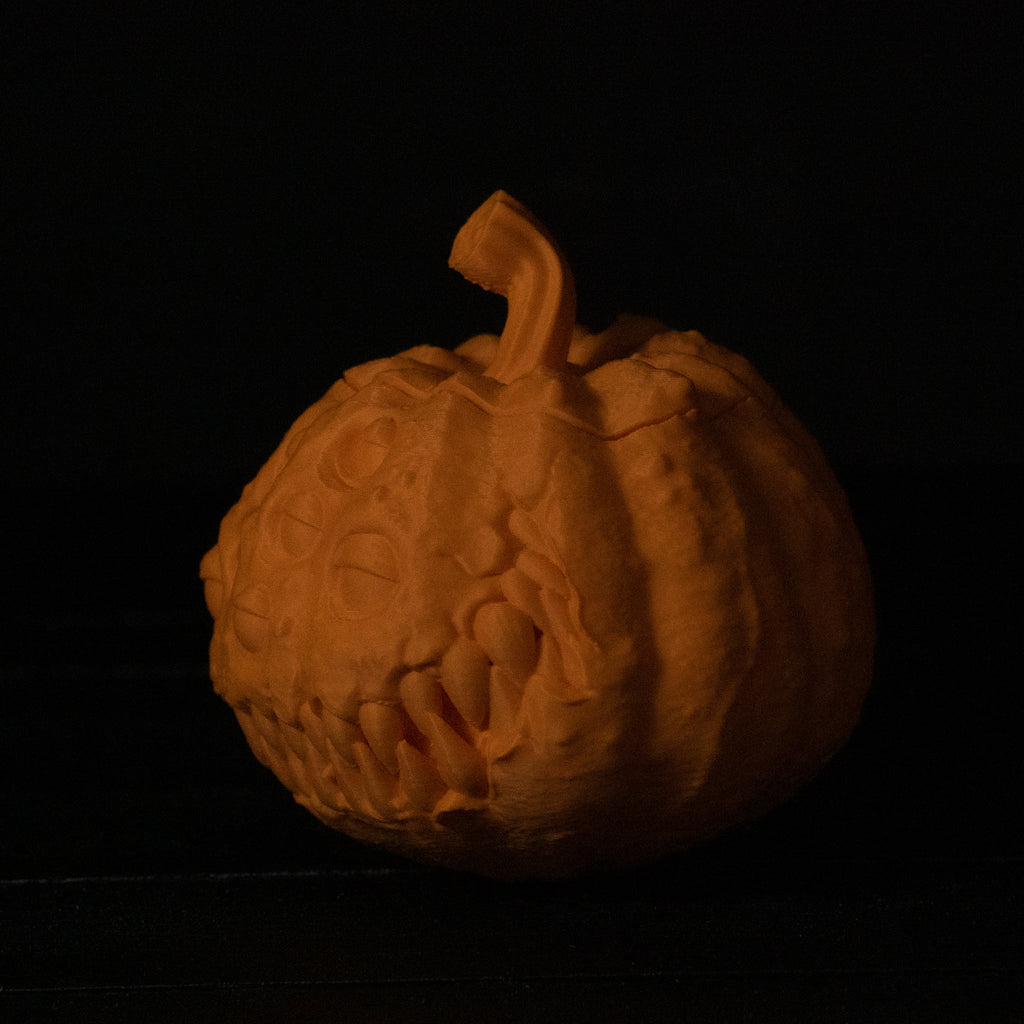 The Watcher Gourd | Multi-Eyed Pumpkin Figurine