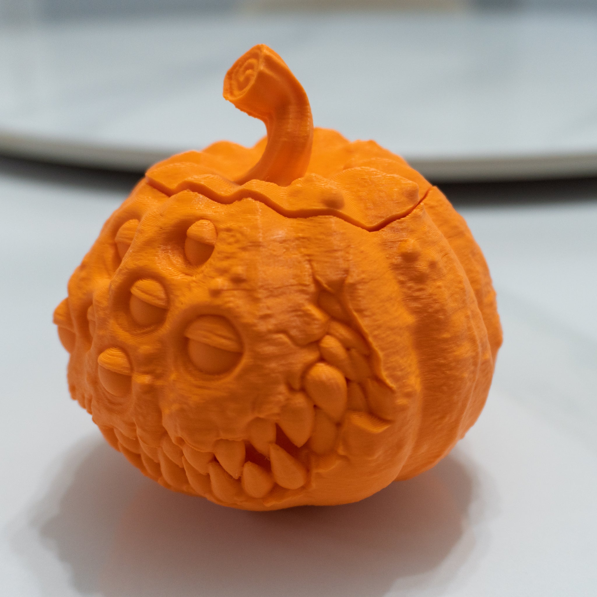 The Watcher Gourd | Multi-Eyed Pumpkin Figurine