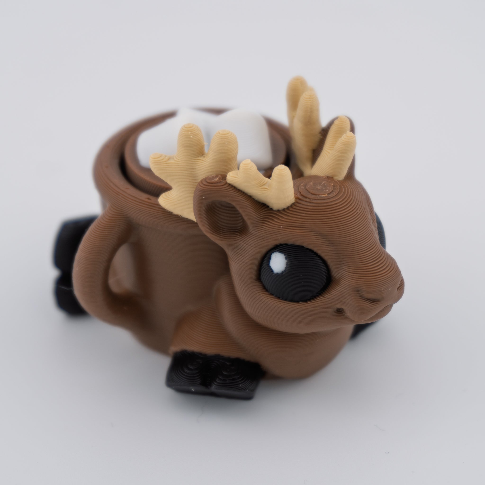 Reindeer Keyboard Clicker Fidget | Hidden Mechanical Switch Desk Toy
