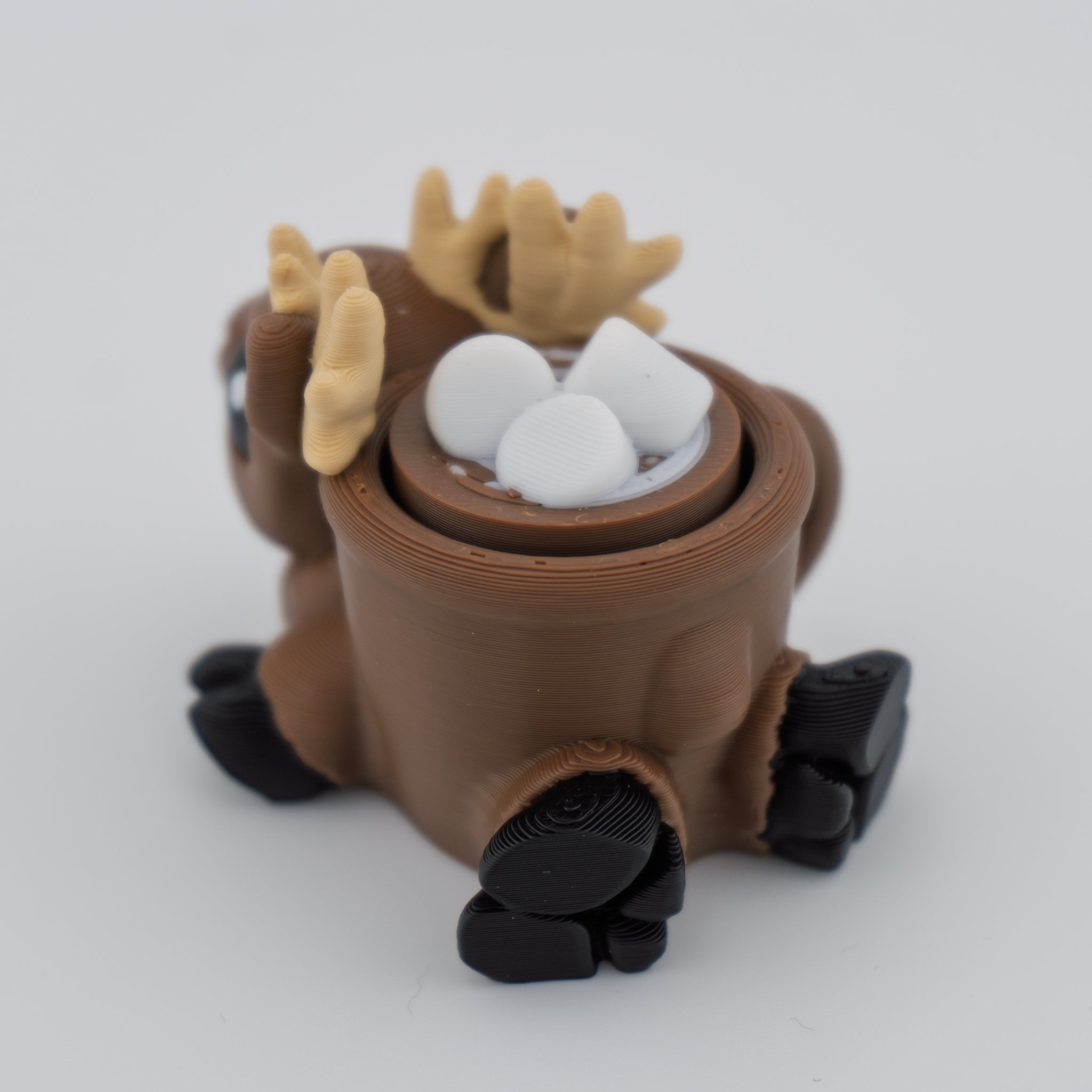 Reindeer Keyboard Clicker Fidget | Hidden Mechanical Switch Desk Toy