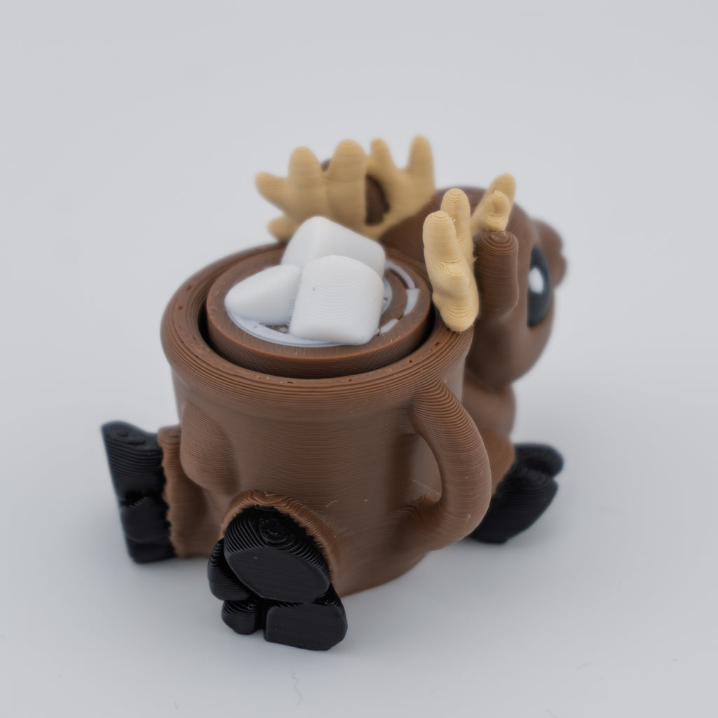 Reindeer Keyboard Clicker Fidget | Hidden Mechanical Switch Desk Toy